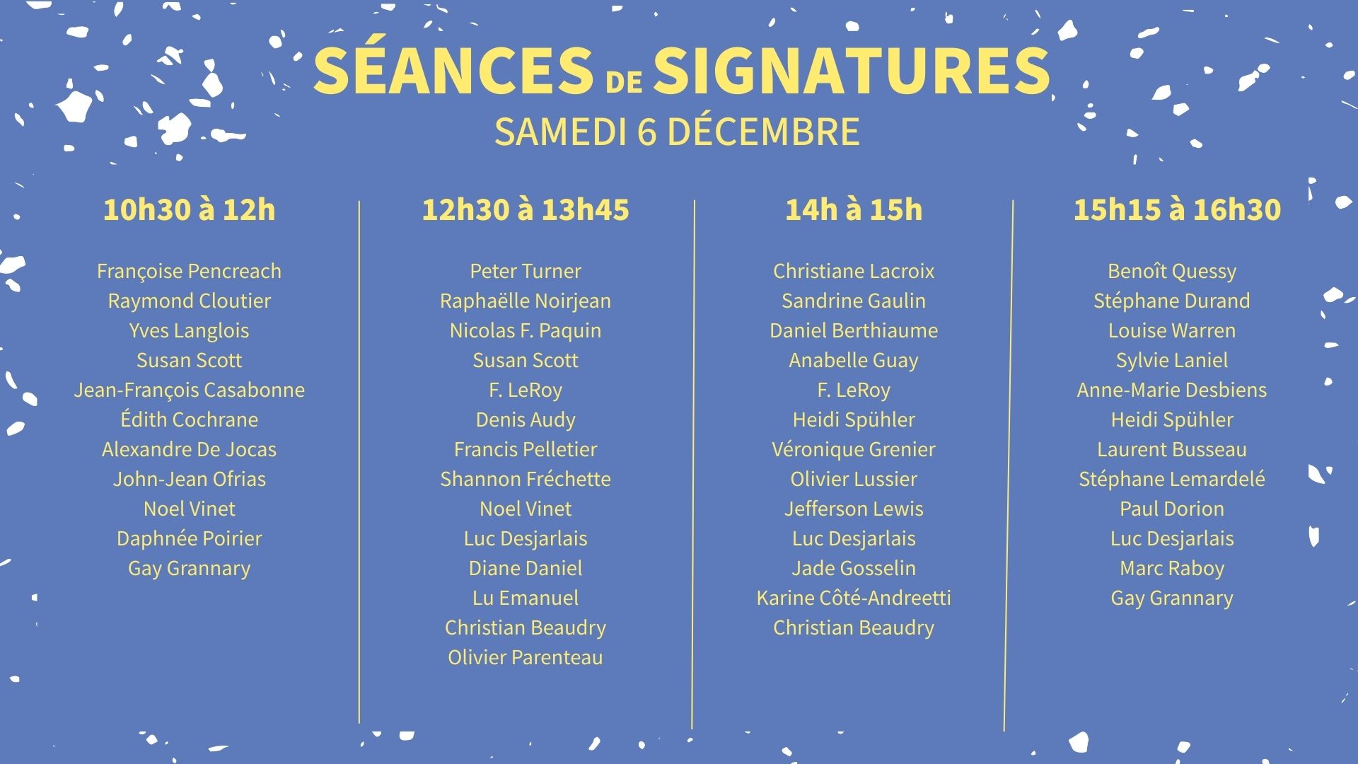 PSL 2025 - signatures 6 déc