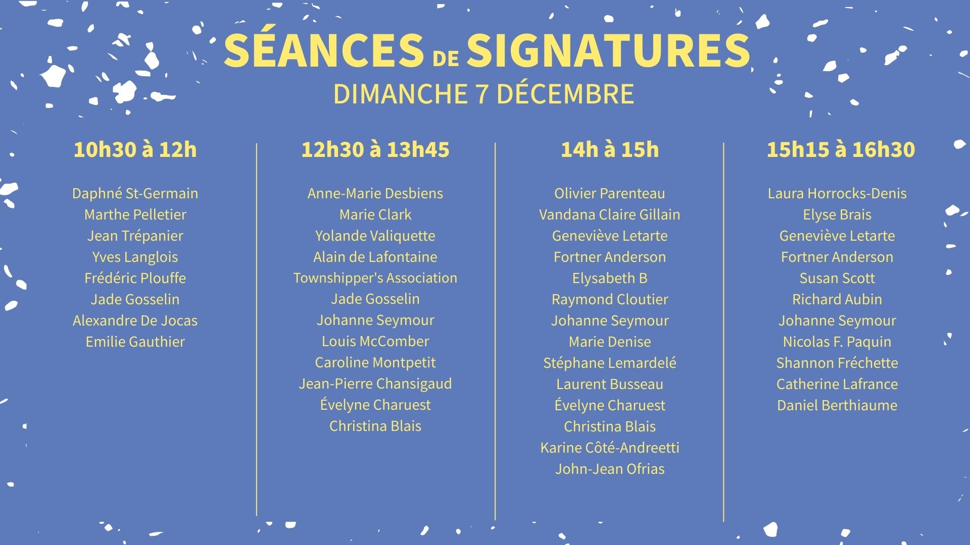 PSL 2025 - signatures 7 décembre